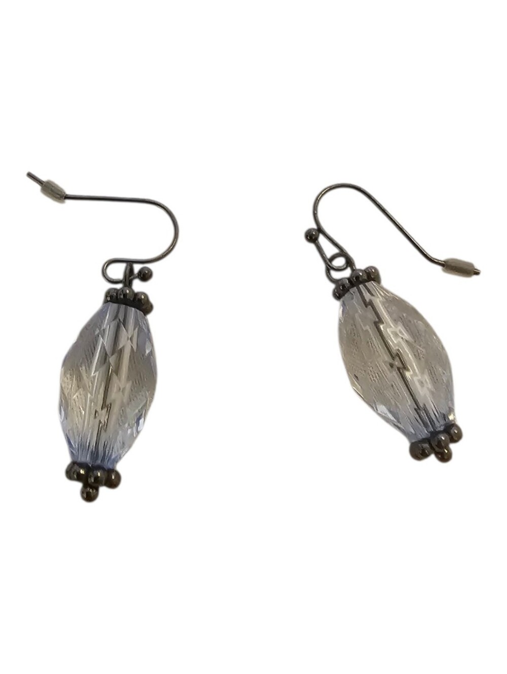 Multi-Coloured Plastic Bead Earrings